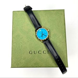 AUTHENTIC GUCCI LEATHER WATCH